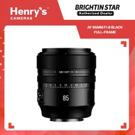 Brightin Star AF 85mm F1.8 Black Full-Frame- Henry's Cameras PH