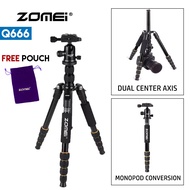 Q111 Professional Travel Portable Aluminum Tripod With  Original Tripod Stand For Digital SLR M5 Q66
