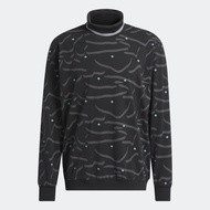 adidas กอล์ฟ เสื้อโปโลคอเต่าแขนยาว Adicross ผู้ชาย สีดำ HZ3229