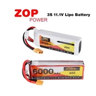 ZOP Power 3S 11.1V 1000 1400 1500 1800 2200 2700 2800 3500 4000 4200 5000 6000mAh Lipo Battery W/ T/