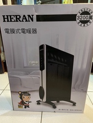 價可議【 HERAN】禾聯 即熱式電膜式電暖器 紳士黑 12R01-HMH