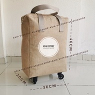 4 WHEEL BAG TRAVEL SHOPPING GOODS FOLDING TROLLEY TROLLEY TOTE SHOPPING BAG FOLDABLE CABIN SIZE