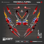 STRIPING MIO SOUL OLD MFX6/SOUL Z CARBON/STICKER SOUL OLD MX/STICKER SOUL ZR CARBON STICKER SOUL 115