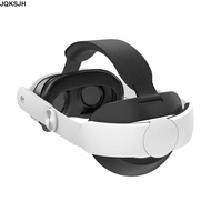 JQKSJH สะดวกสบายสบายๆ สายรัดศีรษะ ปรับได้ปรับได้ ทนทานต่อการใช้งาน ที่ใส่แว่นตา VR มืออาชีพอย่างมืออาชีพ เอบีเอสเอบีเอส ที่คาดศีรษะ VR สำหรับ Meta Quest 3