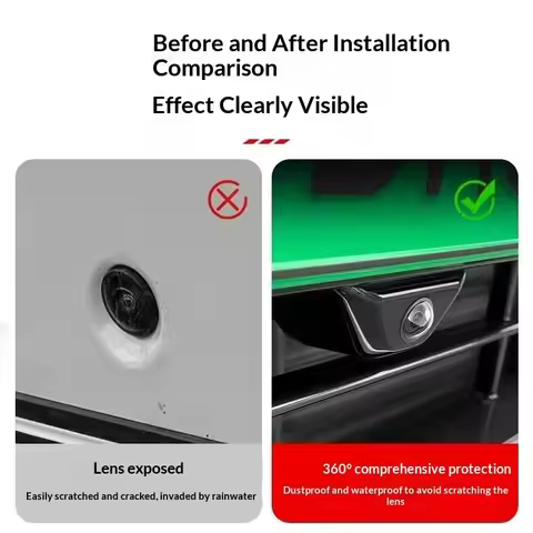 Car camera protective cover lens cover For Mitsubishi Lancer EX Outlander ASX Pajero Eclipse Cross T