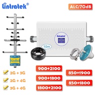 Lintratek 4g signal booster GSM 900 dual band DCS LTE 1800 WCDMA 2100 cellular repeater CDMA 850 700