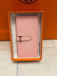 👝 Hermes Bearn Long Wallet 3Q Rose Sakura Chevre Mysore Leather PHW Stamp D Unused 愛馬仕 Bearn 長款錢包 銀包