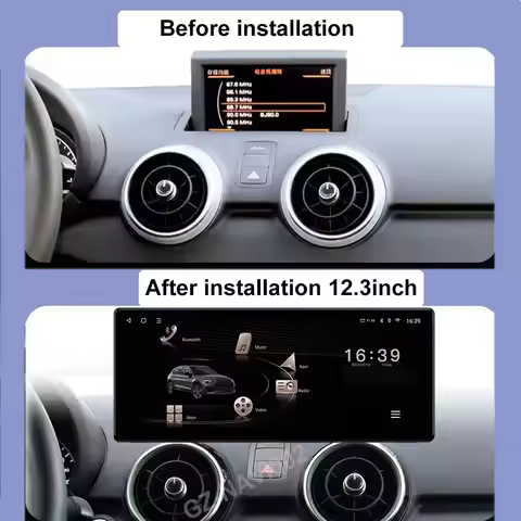 Wireless CarPlay For Audi A1 2012 - 2018 Car Radio Multimedia Navigation GPS Android 15 WIFI 4G LTE 