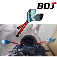 BDJ For Honda Cb150r Cb250r Cb300r Cb500X/F Cb650r Cb650f Motorcycle Side Mirror Cnc Aluminum Alloy Side Rearview Mirror 1Set