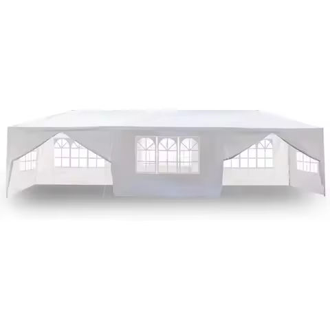 Large Garden Gazebo with 8 UV-Protected Walls for Outdoor Parties and Events