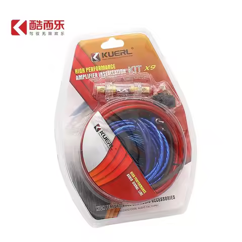 Subwoofer Wiring Kit X9 Car Audio Modification Kit Wire 10GA Car Amplifier Wiring Kit
