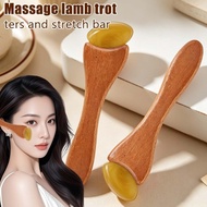 2Pcs Gua Sha Massage Stick, for Facial Lifting, Eye Care, Multi-scenario Full Body Massage, Inlay Cr