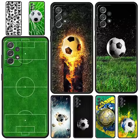 Soccer ball Football Field Phone Case for Samsung Galaxy A13 A51 A71 A21S A12 A11 A31 A41 A23 A53 A7