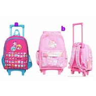 Smiggle Express Trolley Backpack Light Up Wheels Light Wheel