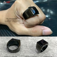 แหวน ดำนิลดำ นิลดำ แหวนสแตนเลส แหวนเท่ๆ แหวนแฟชั่น สแตนเลสแท้ stainless 316l แท้100% allacc