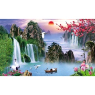 5D diamond painting, Landscape diamond painting