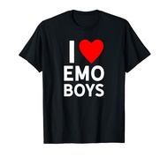 Love Emo Boys Heart Trendy Egirl Eboy GF Aesthetic Vibe T-Shirt