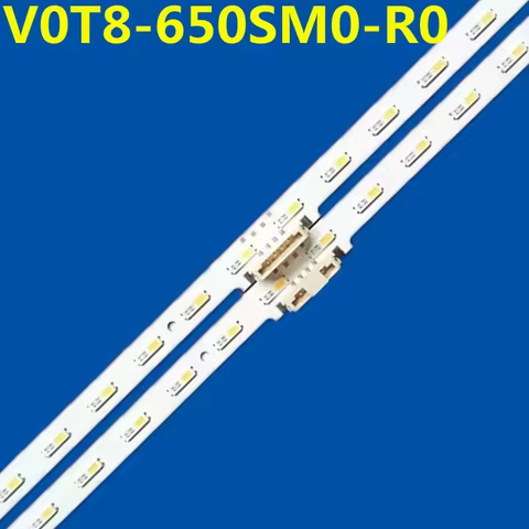 2PCS LED Backlight Strip Fo V0T8-650SM0-R0 BN96-50380A UA65TU8500 UA65TU8570 UN65TU8500 UN65TU850DFX
