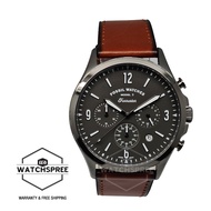 Fossil Men's Forrester Chronograph Amber Leather Watch FS5815
