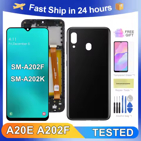 A20E 5.8''OEM For Samsung For SM-A202F SM-A202K LCD Display Touch Screen Digitizer Assembly Replacem
