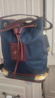 絕版Piero Guidi Lineabold 藍色水桶包