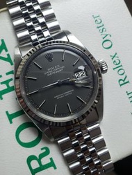 Rolex Datejust 1601 Dark Grey dial with paper
