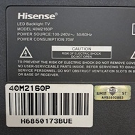 Hisense 40M2160P part for sale