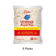 Snow Peak French Fries Straight Cut 2kg - 6 แพ็ค มันฝรั่งเเช่เเข็งเเบบเส้นตรง 2กก. x 6 Pack