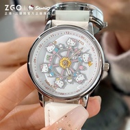 Genuine Hong Kong Co-Branded HelloKitty Watch Women Hello Kitty Merry-go-round Ladies