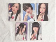 Lesserafim小卡 LE SSERAFIM  yes24特典 unforgiven Sakura Chaewon Yunjin Kazuha Eunchae