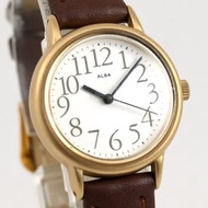 SEIKO ALBA Classic セイコーアルバ 女性用腕時計 クォーツ 26mm径 アラビア数字 手錶 古董錶