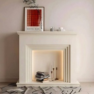 Cabinet, Minimalist Fireplace Decorative Cabinet, Arched Foyer, Storage Rack, Living Room, Bedroom W