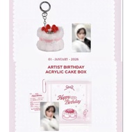 New Style Aespa 2026winter Birthday Card sm Gift Box Card Keychain Card