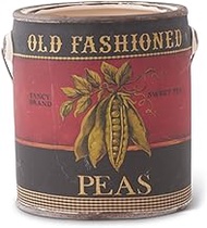 K&K Interiors 14367B-2, 4.5 Inch Peas Pot, Red and Black
