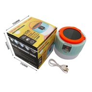 Multifunctional light bulb with integrated solar battery, battery pack for phone