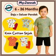 (7-36M) Playset Boy Baju Budak Kanak-Kanak Lelaki Murah SDM Baby Kids Children Clothing Clothes