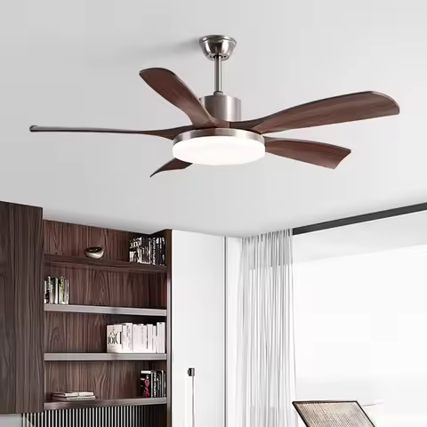 40、46、52、56inch Modern LED100W Low Floor DC Motor 35W Ceiling Fans With Remote Control Simple Ceilin