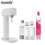芬蘭【mysoda】Ruby鋁合金氣泡水機-樹冰白 贈0.5L水瓶2入組