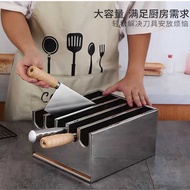 Knife Rack Kitchen Knife Box with Lid Stainless Steel Kitchen Rack with Lid Knife Box Hotel Large Kn