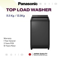 [SABAH ONLY]Panasonic 11.5Kg/13.5Kg Top Load Washing Machine - NA-FD115X3BT / NA-FD135X3BT, washer