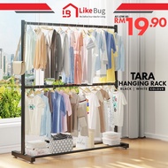 ⚡️LIKE BUG⚡️Tara 2 Layer Strong Steel Structure Hanging Organizer Rack/ Large Laundry Rack/ClothRack
