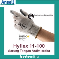 Ansell Hyflex 11-100 Antimicrobial Touchscreen Gloves