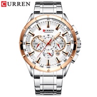 CURREN/Karen 8363 Mens Business Six-pin Quartz Watch Multi-function Calendar Mens Watch sey