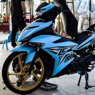 Exciter 150 boss stamp turquoise black, exciter 150 stamp, boss exciter 150 team, exciter 150 car st