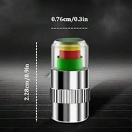 4 nắp van giám'sát áp suất lốp, nắp lốp, đèn báo cảm biến giám'sát áp suất lốp 36PSI 2,4Bar, có cảnh