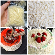 100g White Chocolate Flakes/ White Flakes Chocolate/ Tart Decoration Donut Topping