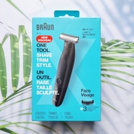 (Braun®) Series XT3 Hybrid Beard & Facial Hair Trimmer Rechargeable XT3000 เครื่องโกนหนวด เล็มหนวดเค