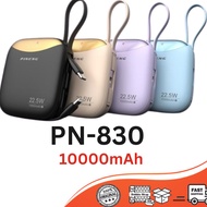 Pineng PN-830PD 10000mAh 22.5W Fast Charge PowerBank w/ Built-in Cable (Type-C/Fruit)