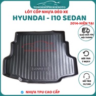 Plastic TRUNK liner for Hyundai I10 2014- 2025 Sedan version, odorless, waterproof, easy to clean