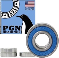 PGN 6203-2RS Sealed Ball Bearing - 17x40x12 - Lubricated - Chrome Steel (4 PCS)